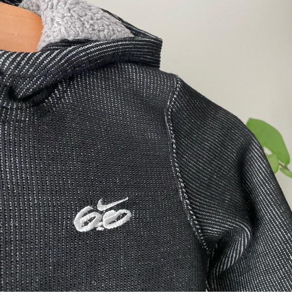 Vintage Nike 6.0 Kids Zip Up Fleece Lined Hoodie Jacket Boys Children’s Size 4 - Picture 4 of 8